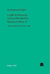 book Logik-Vorlesung. Unveröffentlichte Nachschriften II: Logik Hechsel. Warschauer Logik