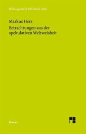 book Betrachtungen aus der spekulativen Weltweisheit