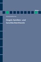 book Hegels Familien- und Geschlechtertheorie