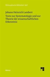 book Texte zur Systematologie und zur Theorie der wissenschaftlichen Erkenntnis