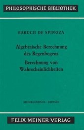 book Algebraische Berechnung des Regenbogens - Berechnung von Wahrscheinlichkeiten: Sämtliche Werke, Ergänzungsband. Zweisprachige Ausgabe