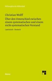 book Über den Unterschied zwischen dem systematischen und dem nicht-systematischen Verstand: Zweisprachige Ausgabe