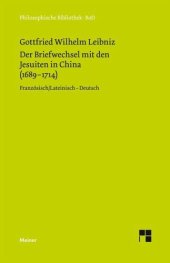 book Der Briefwechsel mit den Jesuiten in China (1689¿1714): Herausgegeben:Widmaier, Rita;Übersetzung:Babin, Malte-Ludolf