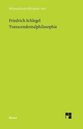 book Transcendentalphilosophie (1800-1801)