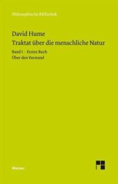 book Ein Traktat über die menschliche Natur Band 1: Buch I. Über den Verstand