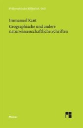 book Geographische und andere naturwissenschaftliche Schriften