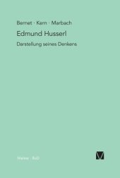 book Edmund Husserl – Darstellung seines Denkens