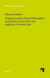 book Dialog zwischen einem Philosophen und einem Juristen über das englische Common Law