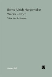 book Weder-Noch: Traktat über die Sinnfrage