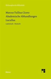 book Akademische Abhandlungen. Lucullus: Zweisprachige Ausgabe