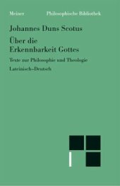 book Über die Erkennbarkeit Gottes: Texte zur Philosophie und Theologie. Zweisprachige Ausgabe