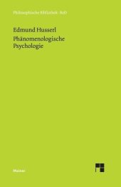 book Phänomenologische Psychologie