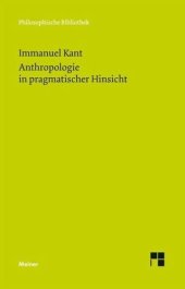 book Anthropologie in pragmatischer Hinsicht: Herausgegeben:Brandt, Reinhard