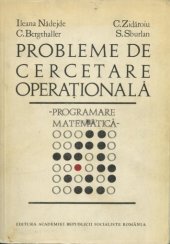 book Probleme de cercetare operațională: programare matematică