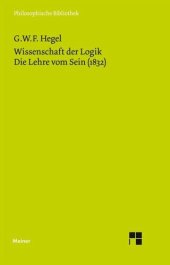 book Wissenschaft der Logik. Erster Teil