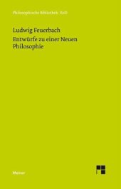 book Entwürfe zu einer Neuen Philosophie