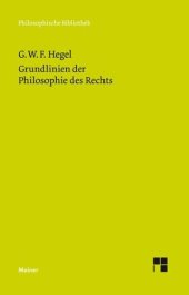 book Grundlinien der Philosophie des Rechts