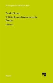 book Politische und ökonomische Essays. Teilband 2