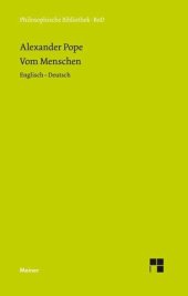 book Vom Menschen: Essay on Man. Zweisprachige Ausgabe