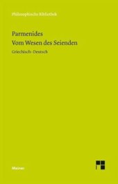 book Vom Wesen des Seienden: Die Fragmente. Zweisprachige Ausgabe