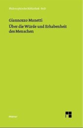 book Über die Würde und Erhabenheit des Menschen