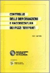 book Controllo delle deformazioni e raddrizzatura dei pezzi temprati