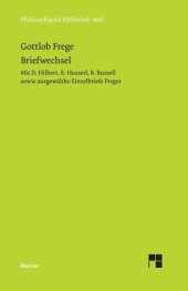 book Gottlob Freges Briefwechsel