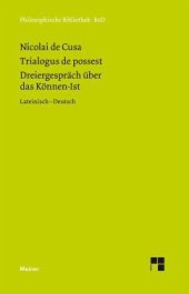 book Dreiergespräch über das Können-Ist: Zweisprachige Ausgabe (lateinisch-deutsche Parallelausgabe, Heft 9)