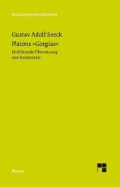 book Platons "Gorgias": Einführende Übersetzung und Kommentar