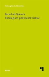 book Theologisch-politischer Traktat: Sämtliche Werke, Band 3