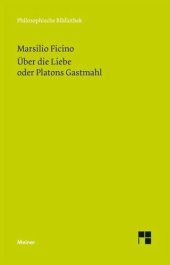 book Über die Liebe oder Platons Gastmahl