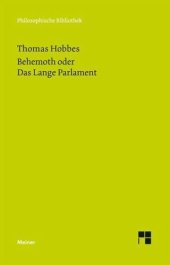 book Behemoth oder Das Lange Parlament