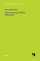 book Vom Ursprung sittlicher Erkenntnis