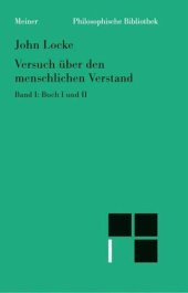 book Versuch über den menschlichen Verstand 1: Buch 1 und 2