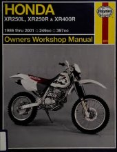 book Haynes Honda XR250/400 Owners Workshop Manual