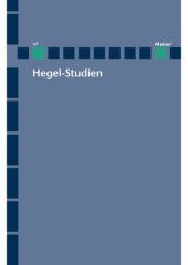 book Hegel-Studien Band 47: 2014