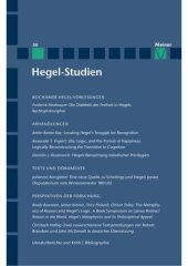 book Hegel-Studien Band 50: 2017