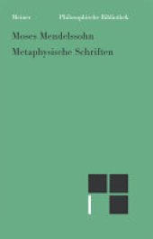 book Metaphysische Schriften