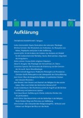 book Aufklärung, Band 21: Religion im Zeitalter der Aufklärung