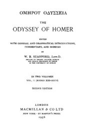 book The Odyssey of Homer: Edited with general and grammatical introduction, commentary, and indexes. Vol. II Books XIII-XXIV