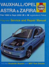 book Haynes Vauxhall Astra and Zafira (petrol) Service and Repair Manual