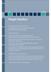 book Hegel-Studien Band 51