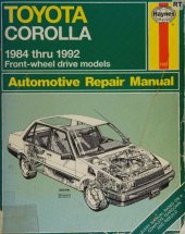 book Haynes Toyota Corolla Automotive Repair Manual