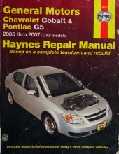 book Haynes Chevrolet Cobalt and Pontiac G5 Automotive Repair Manual