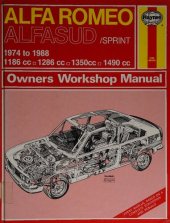 book Haynes Alfa Romeo Alfasud/Sprint Owners Workshop Manual