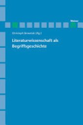 book Literaturwissenschaft als Begriffsgeschichte