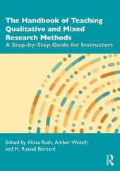 book The Handbook Of Teaching Qualitative And Mixed Research Methods: A Step-By-Step Guide For Instructors