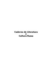 book Caderno de Literatura e Cultura Russa (Púchkin)