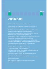 book Aufklärung, Band 24: Radikale Spätaufklärung in Deutschland: Einzelschicksale – Konstellationen – Netzwerke