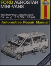 book Haynes Ford Aerostar Mini-Vans Automotive Repair Manual